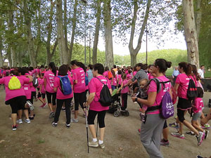 Cursa de la Dona 2016. Concentració i sortida del Parc de la Devesa