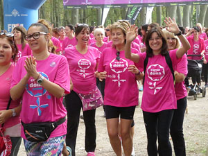 Cursa de la Dona 2016. Concentració i sortida del Parc de la Devesa