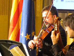 Celebració del Dia d'Europa 2016 al Saló de Descans del Teatre Municipal de Girona