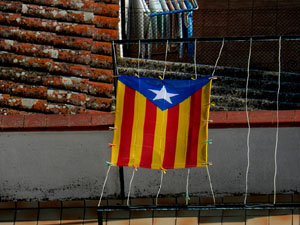 Diada Nacional 2016. Manifestació sotre el lema A punt. Endavant república catalana, a Salt