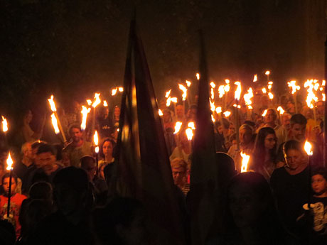 Diada Nacional 2016. X Marxa de Torxes de Girona pels carrers del Barri Vell de Girona