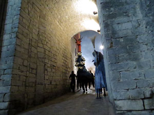 Fires 2016. La Beatufarra, descens del Beatusaure per les escales de la Catedral de Girona