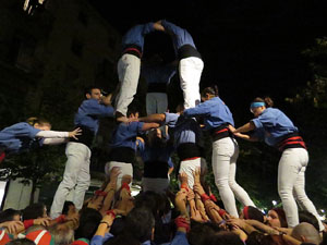 Fires 2016. Els Castells de Vigília a la Rambla de la Llibertat, amb els Marrecs de Salt i la Nova Muixeranga d'Algemesí