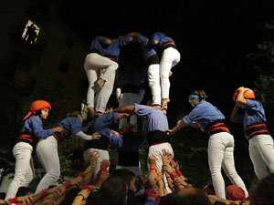 Fires 2016. Els Castells de Vigília a la Rambla de la Llibertat, amb els Marrecs de Salt i la Nova Muixeranga d'Algemesí