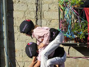 Fires 2016. La Diada Castellera a la pla&ccedil;a del Vi, amb els Marrecs de Salt, els Capgrossos de Matar&oacute; i els Minyons de Terrassa