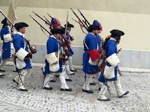 Girona resisteix! Jornades de recreació històrica de la Guerra de Successió. Combat a la plaça dels Lledoners