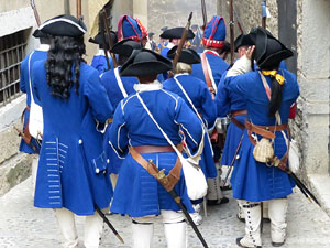 Girona resisteix! Jornades de recreació històrica de la Guerra de Successió. Combat al carrer de Pere de Rocaberti