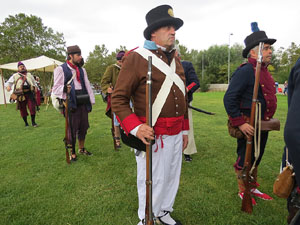 IX Festa Reviu els Setges Napole&ograve;nics de Girona. Campament d'&egrave;poca napole&ograve;nica al parc de les Ribes del Ter