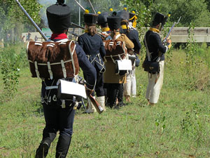 IX Festa Reviu els Setges Napole&ograve;nics de Girona. Recreaci&oacute; d'una batalla al parc de les Ribes del Ter