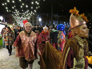 Nadal 2016. Cercavila de L'Esperit de Nadal amb motiu de la inauguració de la XVI Biennal del Pessebre Català