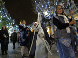 Nadal 2016. Cercavila de L'Esperit de Nadal amb motiu de la inauguraci&oacute; de la XVI Biennal del Pessebre Catal&agrave;