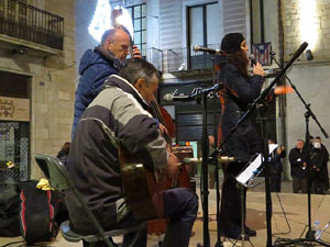 Nadal 2016. Encesa de les llums de Hanukkà a la plaça del Vi