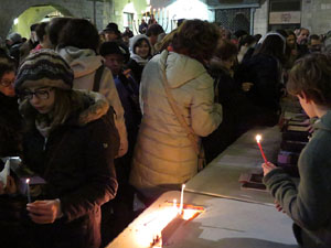 Nadal 2016. Encesa de les llums de Hanukkà a la plaça del Vi
