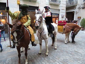 La Cavalcada de Reis 2017. La precavalcada des de la Mercè pels carrers de Girona