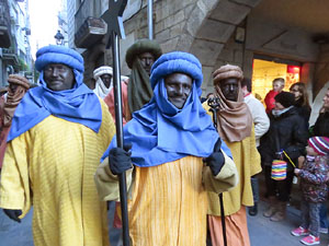 La Cavalcada de Reis 2017. La precavalcada des de la Mercè pels carrers de Girona