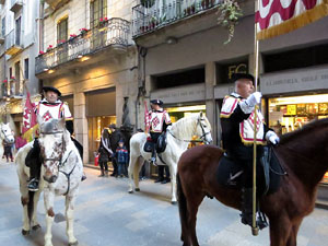 La Cavalcada de Reis 2017. La precavalcada des de la Mercè pels carrers de Girona