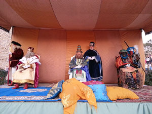 La Cavalcada de Reis 2017. El campament reial als Jardins de la Muralla