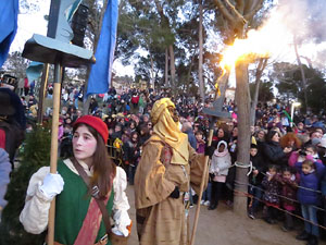La Cavalcada de Reis 2017. El campament reial als Jardins de la Muralla