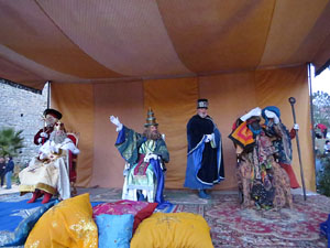 La Cavalcada de Reis 2017. El campament reial als Jardins de la Muralla