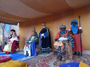 La Cavalcada de Reis 2017. El campament reial als Jardins de la Muralla