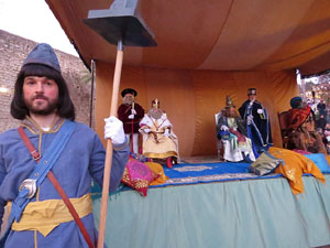 La Cavalcada de Reis 2017. El campament reial als Jardins de la Muralla