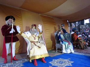 La Cavalcada de Reis 2017. El campament reial als Jardins de la Muralla