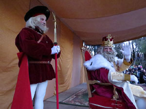 La Cavalcada de Reis 2017. El campament reial als Jardins de la Muralla