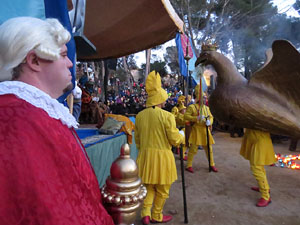 La Cavalcada de Reis 2017. El campament reial als Jardins de la Muralla