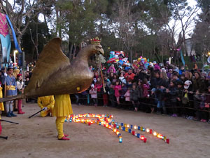 La Cavalcada de Reis 2017. El campament reial als Jardins de la Muralla