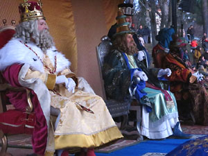 La Cavalcada de Reis 2017. El campament reial als Jardins de la Muralla