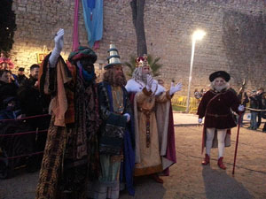 La Cavalcada de Reis 2017. El campament reial als Jardins de la Muralla