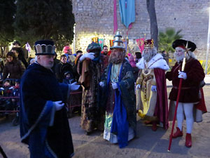 La Cavalcada de Reis 2017. El campament reial als Jardins de la Muralla