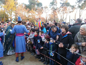 La Cavalcada de Reis 2017. El campament reial als Jardins de la Muralla