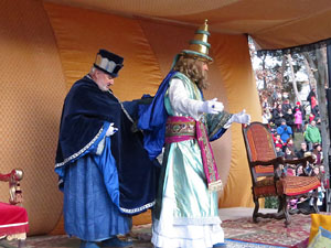 La Cavalcada de Reis 2017. El campament reial als Jardins de la Muralla