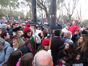 La Cavalcada de Reis 2017. El campament reial als Jardins de la Muralla