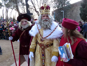La Cavalcada de Reis 2017. El campament reial als Jardins de la Muralla