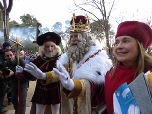 La Cavalcada de Reis 2017. El campament reial als Jardins de la Muralla