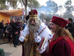 La Cavalcada de Reis 2017. El campament reial als Jardins de la Muralla