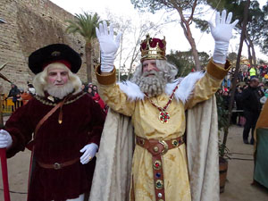La Cavalcada de Reis 2017. El campament reial als Jardins de la Muralla
