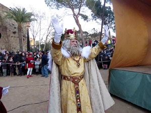 La Cavalcada de Reis 2017. El campament reial als Jardins de la Muralla