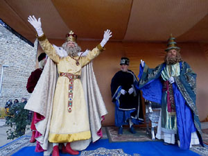 La Cavalcada de Reis 2017. El campament reial als Jardins de la Muralla