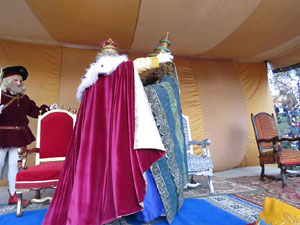 La Cavalcada de Reis 2017. El campament reial als Jardins de la Muralla