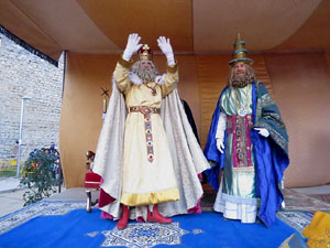 La Cavalcada de Reis 2017. El campament reial als Jardins de la Muralla