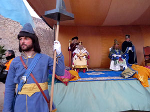 La Cavalcada de Reis 2017. El campament reial als Jardins de la Muralla