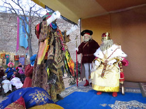 La Cavalcada de Reis 2017. El campament reial als Jardins de la Muralla