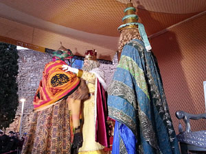 La Cavalcada de Reis 2017. El campament reial als Jardins de la Muralla