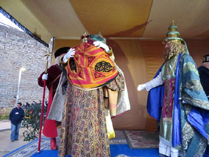 La Cavalcada de Reis 2017. El campament reial als Jardins de la Muralla