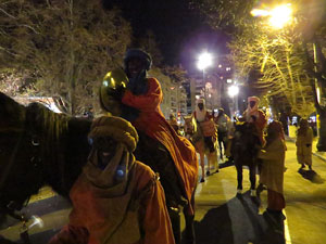 La Cavalcada de Reis 2017. Desfilada pels carrers de la ciutat, fins la pla&ccedil;a del Vi