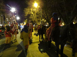 La Cavalcada de Reis 2017. Desfilada pels carrers de la ciutat, fins la pla&ccedil;a del Vi