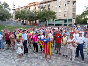 11 de setembre 2017. Acte previ al Jardí de la Infància
